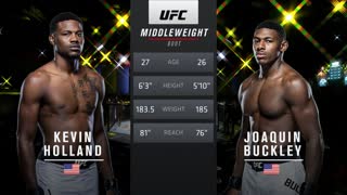 Кевин Холлэнд vs Хоакин Бакли - Полный бой