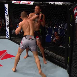 Финиш в дебютном бою в UFC - Пётр Ян