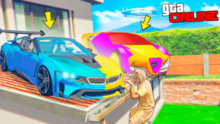 GTA 5 - НАШЁЛ СУПЕРКАР БМВ I8 ИЗ БУДУЩЕГО ! - ПРЯЧЬ И ИЩИ В ГТА 5 ОНЛАЙН